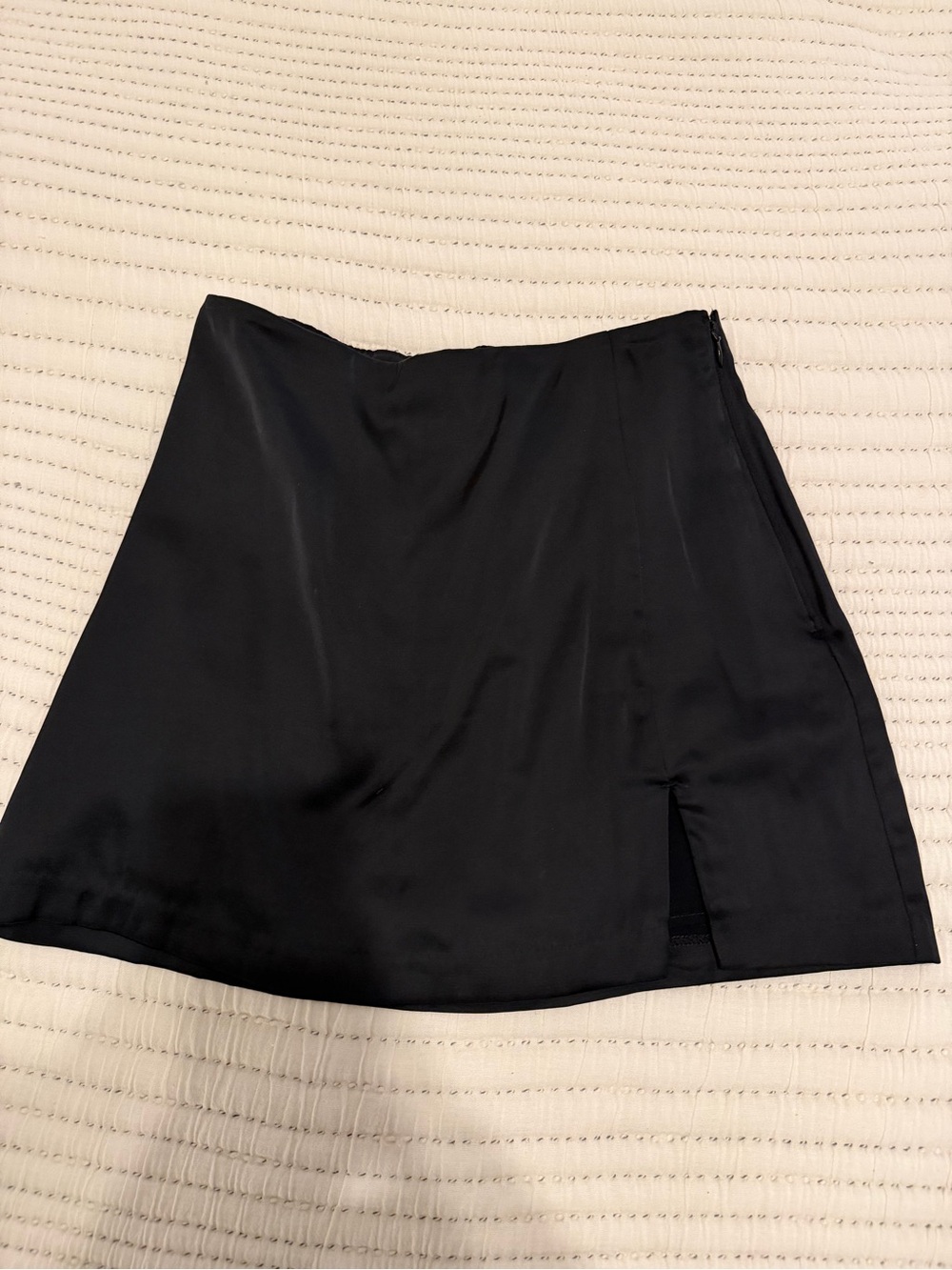 Abercrombie & Fitch Black Mini Skirt with Side Slit